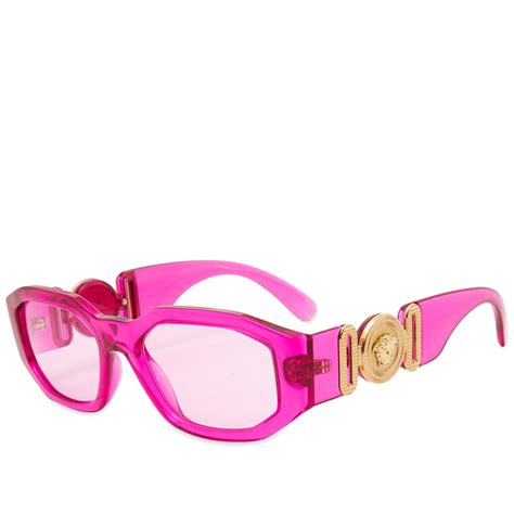 womens pink versace sunglasses|images of Versace sunglasses.